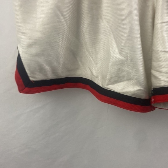 Vintage Russell Athletic Womens Misses Size 16 White Black Red Trim Gym Shorts - Picture 3 of 9